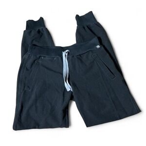 FIGS Technical Collection Black Scrub Jogger Pants XS TW2021 Drawstring Medical